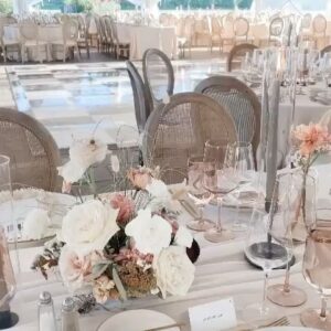 Jordan Clark Instagram - The best day of my life 🥹 Thank you Alex for helping us make this day so special. You made everything we dreamt of come to life. @blushandbowties Photographer @jennifermoher Decor: @simplybeautifuldecor Venue: @chateaudescharmes Flowers: @billieflowerco Make up: @celinabmua Hair: @glhgmarkham ♥️