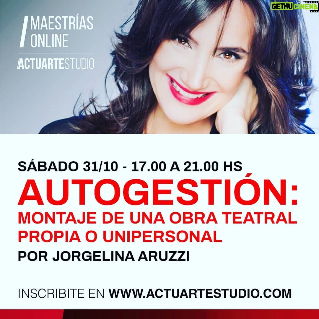 Jorgelina Aruzzi Instagram - Gracias @actuartestudio por invitarme a dar esta clase !!
