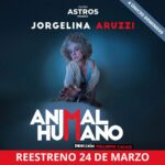 Jorgelina Aruzzi Instagram - 💎 REESTRENO: ANIMAL HUMANO 💎 Vuelve @aruzzireal con #AnimalHumano Una obra basada en una historia real !! Te lo vas a perder? 📅 REESTRENO: 24 de Marzo 4 ÚNICOS DOMINGOS !!! 📍 Teatro Astros. Av. Corrientes 746 🎟️ Conseguí tus entradas en teatro-astros.com o en la boletería del teatro. Una obra de: @aruzzireal y @guillermo_cacace Dirección: @guillermo_cacace Producción: @amidaquintana #Teatro #TeatroAstros #TeatroArgentino #JorgelinaAruzzi #Humor #CalleCorrientes
