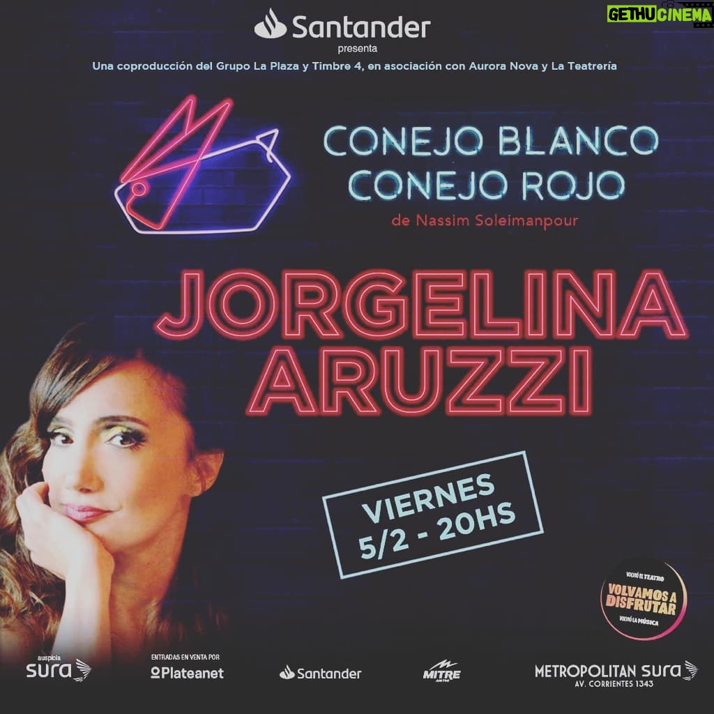 Jorgelina Aruzzi Instagram - " Abra el sobre y actúe" ...@teatrometsura @carla17.11 @amidaquintana