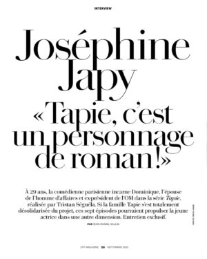 Joséphine Japy Instagram - OFF MAGAZINE 
Merci @off_magazine_ch 

Pic @india_lange 
@agencecontact