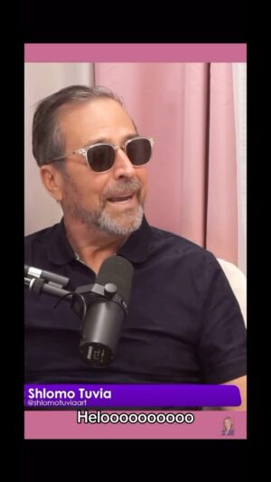 Josie Davis Instagram - ⭐️NEW EPISODE!! 📺 RAGS TO RICHES!
Brilliant artist, Shlomo Tuvia, born in Israel, to two deaf-mute parents, scraped his way as a 7 year-old, creating success as he grew. His brilliant art is @ShlomoTuviaart. 🖼️ 

Body make up☀️@WestmoreBeauty 
Top👚@Shopgigimoda 
Jeans 👖@Madisonmaison 

#ShlomoTuvia #Art #Artist#RagsToRiches #Pink #Camisole #Death #Success #Survived #Poor #Survivor #TV #Funny  #Paintings #LAArtShow #Rome #Parma  ##JosieDavis #Skin #Podcast #Fun #Funny #FunnyPodcast #israel #nazi #holocaust  #holocaustsurvivor