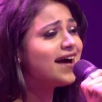 Jovita Livingston Jones Instagram - Here’s a small glimpse of me singing my favourite song in Sun awards 2023 ❤️ Thank you for all the love and appreciation .. all your comments and messages make me sooo happy 🙏🏻❤️ Special thanks again to @nikhil_mathew83 Anna for training me up ❤️🙏🏻 Mua @karthiga_makeoverartistry Hair @deepamakeupartist_ #reels #trending #music #singing #singingvideos #anirudh #tamilsongs #trendingreels #reelsinstagram #instareels