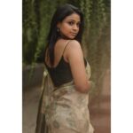 Jovita Livingston Jones Instagram – Classic drip , Modern twist 💚✨ 

📸 @sat_narain 

#saree #sareelove #jovitalivingston