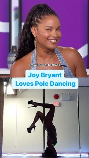 Joy Bryant Instagram - @joybeezy keeping herself grounded by going upside down 🙏

#joybryant #poledancing #danceclasses