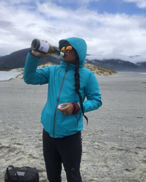 Joy Bryant Instagram - 1. Cold chilling on the beach where the river meets the sea, waiting for the heli to arrive. #PinotGrigio
.
2. One of the coolest dudes in the whole wide world, #AdventureRacing legend @wanakabob aka 'Bob's-My-Uncle'. #PocketSteak & #Marmite .
.
3. In the 'coolest dude in the world' category, he's #1 ❤. @adavecalledyeti #NewZealand #RetirementGoals 👊🏽 @eddiebauer
@ihprteam 
@newzeal2015
#EBPartner