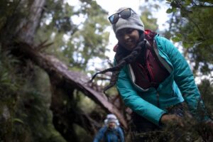 Joy Bryant Instagram - I took one step and froze. “I can’t do it.”
.
.
.
We were halfway through a beautiful 6 mile hike where the biggest challenge was keeping our feet dry while crossing a stream. Now I’m on a survival course that wasn’t on the itinerary.
.
.
.
Just a few minutes before, after watching @adavecalledyeti and @eliza_earle cruise across the wire bridge, I thought, “Yeah, I got this.” I have good balance. I’m good. .
.
.
But all of that confidence floated down the river once I climbed up onto the bridge, saw the river below, and looked out to the other side. It was way sketchier, higher, and longer than it appeared from the ground. .
.
.
I tried to breathe the fear away but all I could think about was slipping off the wire and falling onto the rocks as the river carried me away. .
.
.
“Is there another way across,” I ask #EddieBauer guide @carolinegeorge and our #NewZealand guide Bob. They look at each other and don’t even bother to answer the question, but offer an encouraging, “You can do it,” instead.
.
.
.
I look across the bridge and down below again. I try to lift my foot, but it’s stuck. “No, really, I can’t!”
.
.
.
“I’ll do it with you,” says Caroline before climbing up the ladder to join me on the bridge.“We’re going to do this together. One step at a time. One breathe at time.” And that’s what we did. .
.
.
With Caroline’s help, I was able to focus on my steps and breathe, and not my ‘death by river rocks’. And before I knew it, I was cruising too.
.
.
.
I made it across triumphant, and sent my fears down the river. 
#LiveYourAdventure

@eddiebauer
@ihprteam
@newzeal2015
📸 @eliza_earle
#EBPartner