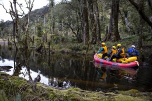 Joy Bryant Instagram - What happens when a control freak hops in a raft with a stuntman, an adventure racer and an elite Eddie Bauer alpine guide on a remote river in New Zealand? She learns to go with the flow.
.
.
.
I am not a water sport enthusiast and rafting is not on my bucket list. But I said yes anyway. The idea of floating from river to sea in a part of the world few get to see was something my mind could embrace. But actually getting my body in the raft was a whole other thing. .
.
.
So there I stood on the banks of the Hollyford River, listening to the safety briefing about what to do when you fall out of the raft. “Any questions,” they ask. Yeah, why did I say yes to this adventure again? But I held my peace and got in the raft anyway. Turns out, that was the hardest part. .
.
.
Our 3 raft crew paddled almost 20 miles in 3 days, under the sun and in the rain, in water descended from the towering glaciers that guided our path; water so fresh, we never hesitated to drink.
.
.
.
We spent our nights in cabin style “huts” along the route, surrounded by tall ferns and moss covered trees, comforted by good food, great company and a warm fire. .
.
.
And every night, I went to bed proud that I let the flow take me where it wanted to go. 
On to the next adventure!
#LiveYourAdventure
#EddieBauer 📸 @eliza_earle
@eddiebauer
@ihprteam
@newzeal2015
#EBPartner