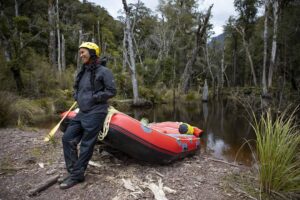 Joy Bryant Instagram - What happens when a control freak hops in a raft with a stuntman, an adventure racer and an elite Eddie Bauer alpine guide on a remote river in New Zealand? She learns to go with the flow.
.
.
.
I am not a water sport enthusiast and rafting is not on my bucket list. But I said yes anyway. The idea of floating from river to sea in a part of the world few get to see was something my mind could embrace. But actually getting my body in the raft was a whole other thing. .
.
.
So there I stood on the banks of the Hollyford River, listening to the safety briefing about what to do when you fall out of the raft. “Any questions,” they ask. Yeah, why did I say yes to this adventure again? But I held my peace and got in the raft anyway. Turns out, that was the hardest part. .
.
.
Our 3 raft crew paddled almost 20 miles in 3 days, under the sun and in the rain, in water descended from the towering glaciers that guided our path; water so fresh, we never hesitated to drink.
.
.
.
We spent our nights in cabin style “huts” along the route, surrounded by tall ferns and moss covered trees, comforted by good food, great company and a warm fire. .
.
.
And every night, I went to bed proud that I let the flow take me where it wanted to go. 
On to the next adventure!
#LiveYourAdventure
#EddieBauer 📸 @eliza_earle
@eddiebauer
@ihprteam
@newzeal2015
#EBPartner