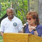 Joy Behar Instagram - Accepting the honor with Eric Adams, the President of the Borough of Brooklyn.