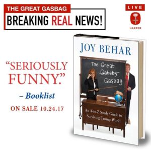 Joy Behar Instagram - One month until my book 'THE GREAT GASBAG' is out — on sale Oct. 24th! Booklist calls it "seriously funny"! [Link in profile.]