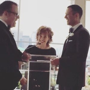 Joy Behar Instagram - I recently officiated my good friend Karl's wedding. They're such a lovely couple! ❤️