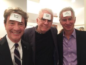 Joy Behar Instagram - At Senator Al Franken's birthday fundraiser last night with these three unknowns.