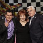 Joy Behar Instagram - #TBT with Jay Leno and @charliesheen during one of Jay's last shows. I really do miss him!