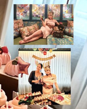 JuJu Chan Instagram - Counting down to meet our little dragon girl 🥰  Thanks for all the love from all our dearest friends and family in joining this #SteamPunk themed baby shower afternoon tea party.

Special thanks to the amazing @islandshangrila team for helping us creating such a memorable party, from the amazing newly renovated airship family suite, to the delicious cakes, canapés, ice cream trolly, popcorn machine and pink chocolate hot air balloons 💕 Super creative and absolutely yummy 😋

#babyshower #islandshangrila #pink #itsagirl #momtobe #pregnancydiary #pregnancylife #pregnantbelly #孕婦 #孕媽咪 #孕照 #孕婦裝