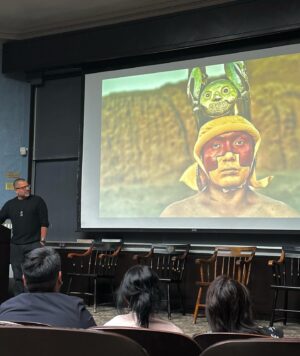 Juana Burga Instagram - Full circle moment, over five years after my first talk at Harvard University, this time i got to speak about my PERU book!  Joined by great friends that helped me realise the project, @natalia_sobrevilla @juanaburga  @dusty__lachowicz , we have Professor @ameriqo to thank for hosting us for this very special moment. We discussed the concept of Indigenous Futurisms and how our past informs and enriches our present.  Mirroring my independent studies of pre Columbian Inca civilizations as well as Inca, Civil war period and beyond.  Also, thank you to the General Council of Peru in Boston for helping make this happen and Minister Stella Chirinos for your kind words and attendance.  Our hearts full with pride to see not one but two important Peruvian artworks in display at the prestigious Harvard Art Museums, Saint Rose of Lima, first saint of the Americas and Mama Ocllo, our first Inca queen.  Harvard valuing the importance of art, they are leaders in the acknowledgment that if a society doesn't help the arts, it hinders becoming a culture.  Huge congratulations for Juana for her new film “La Piel mas Temida” being the #1 film in Peru today!

Vamos PERU!!! 

//