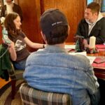 Judy Greer Instagram – Drawing out the holiday season this year with @bestchristmaspageantevermovie. What you see behind Pete Holmes’ giant head is me and Dallas Jenkins hard at work. That thing I am holding is a phone from the olden days.

#bestchristmaspageantever