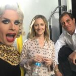 Judy Greer Instagram – The selfie of the century with Mr. Michael Shannon and @katya_zamo. What an incredible combination of people. This was a handful of years ago shooting Room 104.

#Room104 #michaelshannon #jayduplass #markduplass #HBO #HBOMax #katyazamolodchikova #watchonhbo #throwback