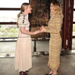 Judy Greer Instagram - Thank you @ullajohnson NYFW was a literal dream come true. I cannot believe what a magical event, the people, the music, THE CLOTHES!!! It was a really special to be included and I will never forget it. 💄 @rebeccarestrepo 💇🏼‍♀️ @anthonycampbellhair 👗 @ullajohnson 📸David M. Benett/Getty Images 📸 @ig.arthur #ullajohnson #nyfw #donataminelli