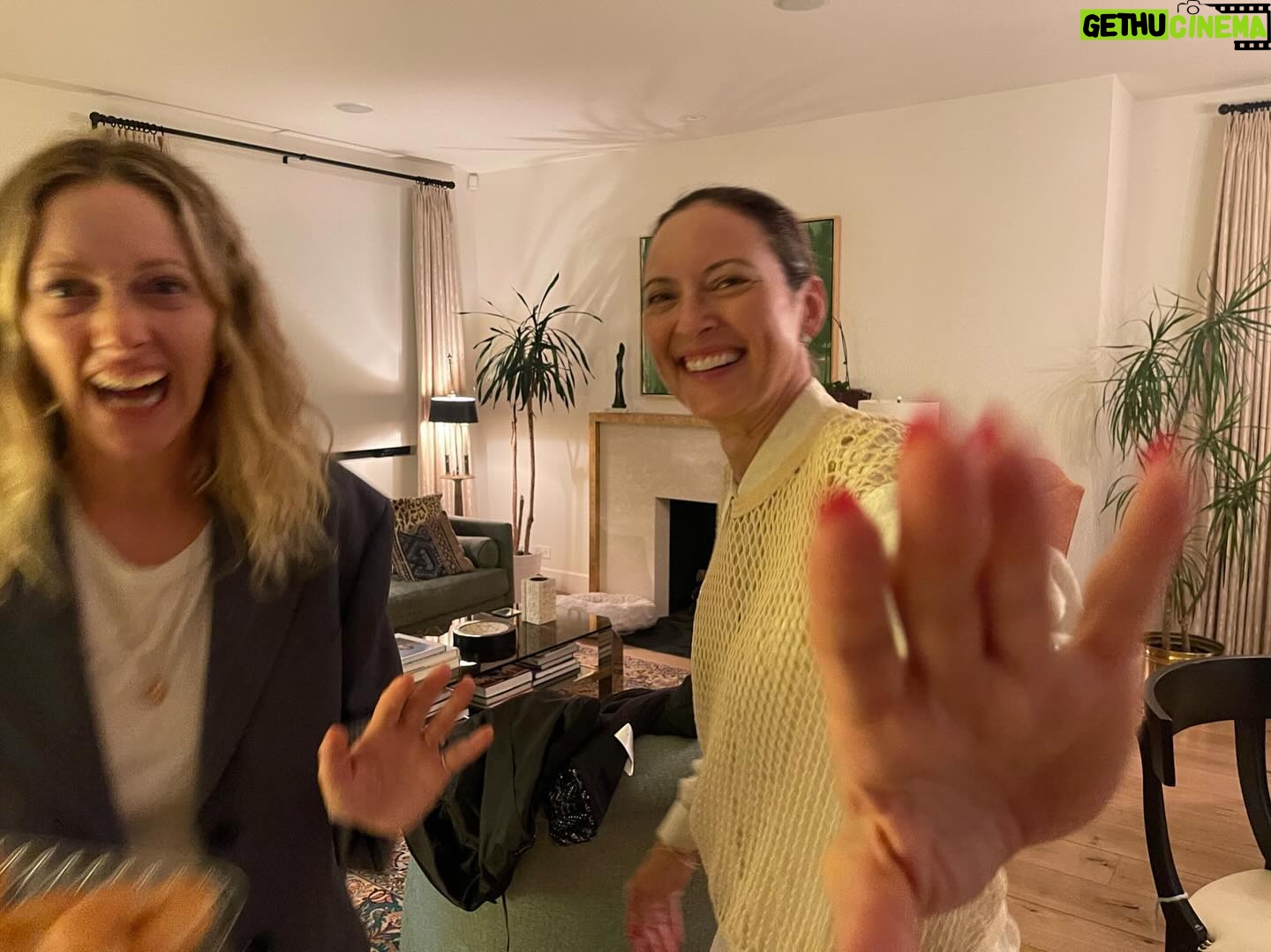 Judy Greer Instagram - Happiest birthday to Lola Glaudini @trulylolaglaudini, I love you so much. I wish I could find a photo of us not making weird faces or laughing, but I can’t. I guess that’s one of the reasons I love you.