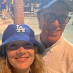 Judy Greer Instagram - OMGEEEEEE 100 wins!!! @dodgers thank you for the most incredible season!!! Now it’s time for playoffs!! Let’s goooooooo!!!!!!! #dodgers #dodgersstadium #dodgersbaseball #dodgerswin #playoffs