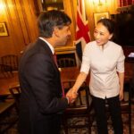 Judy Joo Instagram - Really honored to cook for Prime Minister Rishi Sunak at the iconic 10 Downing Street. We designed a British Korean inspired menu for Korean President and delegation. A big thanks to our whole team that helped execute the event flawlessly! @chefandrewhales @dan.a.choi @mosimanns @10downingstreet @seoulbirduk . . #chefs #cheflife #bucketlist #chefsofinstagram #primeminister #10downingstreet #korea #korean #koreanfood #britishfood #fushion