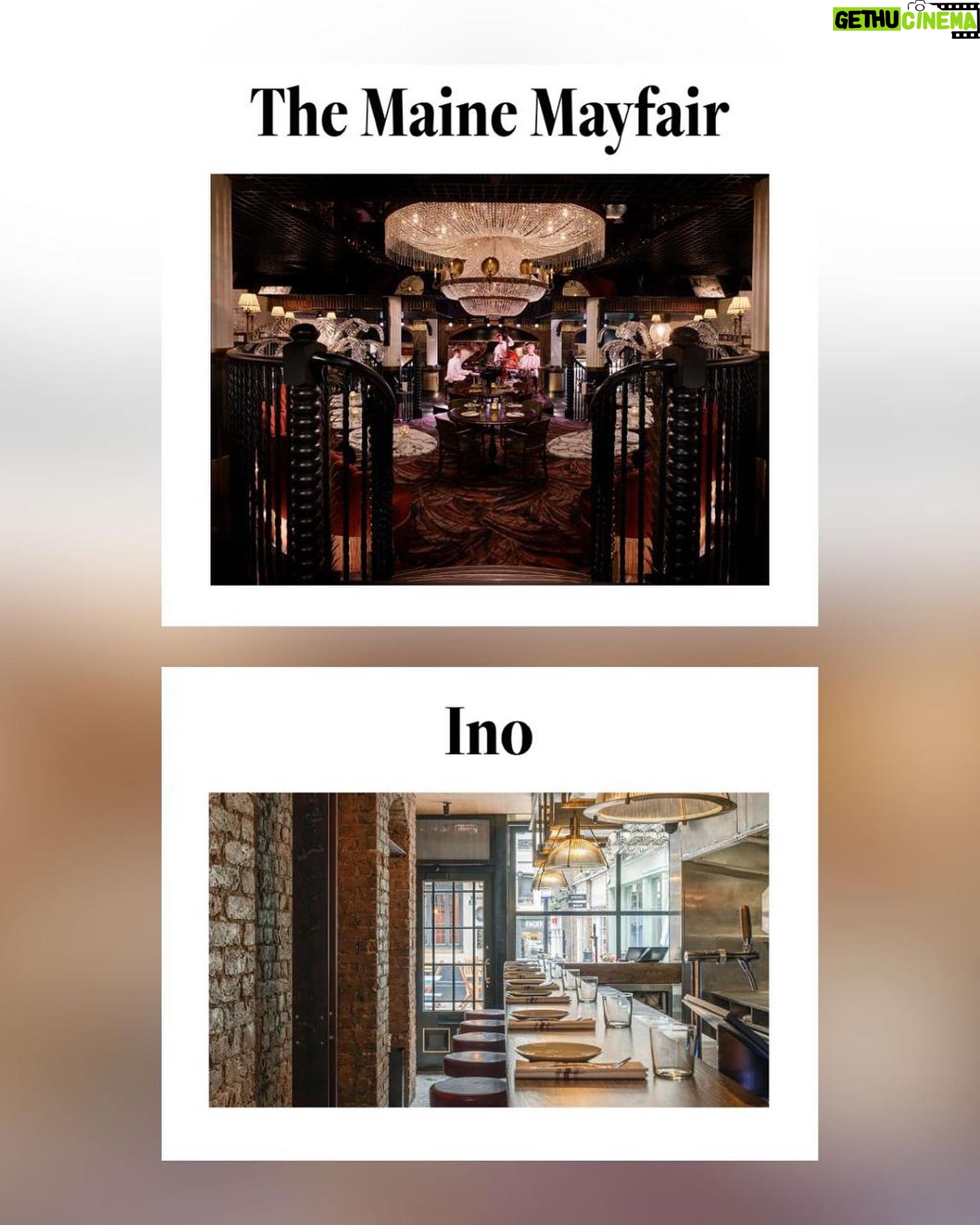 Judy Joo Instagram - Wonderful conversation with The Glossary London Style Guide @theglossarymagazine discussing my favorite culinary destinations in this exciting city. It was a joy to share my experiences and the rich, diverse flavors I love to nosh across London. π¬π§ From the exquisite modern Indian dishes at Kutir @kutirchelsea @chefrohitghai to the authentic Greek delights at Ino @ino.restaurant π More amazing places you need to check out @plazakhaogaeng @junsei_uk @soccabistro @roketsulondon @apricityrestaurant @themainemayfair @jikonilondon @yamabahce @fischerslondon @st.john.restaurant @thegoldenhindmarylebone Not forgetting, of course, the divine dim sum at Royal China @royalchinagroupuk and the refined British fare at Holborn Dining Room @holborndiningroom π₯ It's not all about the food though - the atmosphere and service are just as important, and I can say each of these delivers on all fronts. Go explore these gems if you haven't already and let me know about your experiences. And if you've already been to any of these places, share your stories! I'm always open to discovering new spots, so don't hesitate to drop your recommendations in the comments below. Happy dining! π½οΈ β’ β’ β’ β’ #chef #chefs #cook #cooking #cheflife #chefsofinstagram #foodart #foodblog #LondonEats #FoodieGuide #CulinaryTour #JudyJooEats #LondonFoodScene #EatLocal #DiningInLondon #FoodLovers #plazakhaogaeng #junsei_uk #soccabistro #roketsulondon #apricityrestaurant #themainemayfair #jikonilondon #yamabahce #fischerslondon #stjohnrestaurant #thegoldenhindmarylebone