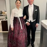 Judy Joo Instagram - Very honored to attend the Korean President’s state dinner. My cousin, Eugene, as my date! 🥰 . . #korea #korean #statedinner