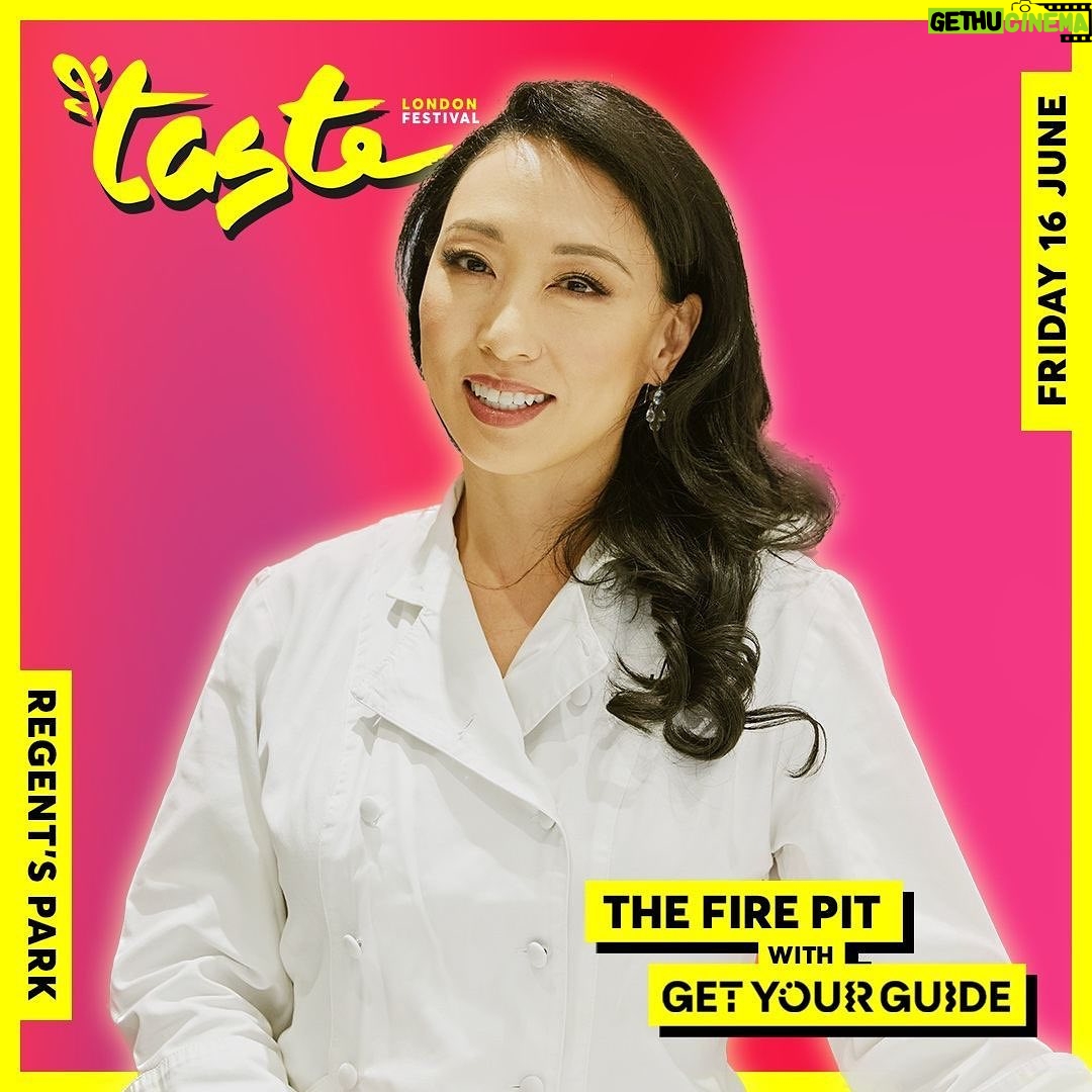 Judy Joo Instagram - Excited to bring a taste of Seoul to @tasteoflondon this Friday. Join me at the fire pit at 8pm where I'll be showcasing my mom's special BBQ chicken recipe, accompanied by a delicious side of Doenjang buttered corn. A unique Korean experience not to be missed! Follow @seoulbirduk for more of our renowned Korean dishes. 🔥 Can't wait to see you there!! #DevourYourCity • • • • • #TasteOfLondon #SeoulBird #koreanfood #chef #cheflife #chefsofinstagram #cook #cooking #chefs #truecooks #ChefLife #Foodie #FoodPorn #InstaFood #Foodstagram #ChefsofInstagram #FoodGasm #FoodLover #FoodBlog #FoodPassion #FoodArt #FoodInspiration #korea #koreanfood #korean #bbq #barbecue #chicken #grilling