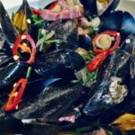 Judy Joo Instagram - Dive into my latest cooking video where I blend the rich flavours of Korea with the classic French mussel dish, introducing my fusion creation: Doenjang and Gochujang Mussels. Starting with the French tradition, I kick off with sautéed lardons (or bacon) to create a sumptuously rich base. Next, a generous amount of garlic and shallots join the mix, followed by the unique twist of sake and mirin for fragrance. Chicken stock creates the perfect broth, setting the stage for the stars of the dish: doenjang (Korean fermented soybean paste) and gochujang (Korean fermented chilli paste), bringing an unmissable Korean flair and umami to the mussels. So tasty and the broth is so yummy to soak up with a piece of crusty French bread. • • • • #JudyJooKitchen #FusionCuisine #Mussels #Doenjang #Gochujang #CookingVideo #ChefLife #FoodBlog #InstaFood #FoodStagram #CookingAtHome #Homemade #RecipeOfTheDay #CulinaryJourney #FoodInspiration #Gourmet #KoreanFlavours #FrenchCuisine #Foodie #FoodLover #FoodPhotography