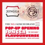 Judy Joo Instagram – Hello kimchi lovers! I’m so excited to announce Seoul Bird’s collaboration with @jongga_global 🤤 for its Flavourverse pop-up open from September 16th at The Stables in Covent Garden.

From September 16th-24th, we’ll be dishing up the best Jongga Kimchi fried rice, and a totally addictive Jongga Kimchi “mac and cheese” ramen noodle… the ultimate comfort food. 🔥

You can also visit Seoul Bird Canary Wharf from September 25th – October 14th to try both of these dishes plus our K-Stack Chicken Burger – one of our best sellers pimped out with refreshing, spicy Jongga Kimchi!
.
Eat more Kimchi! Kimchify everything! #kimchified!
.
#JonggaKimchi #No1Kimchi #jongga #flavourverse @jongga_global @seoulbirduk