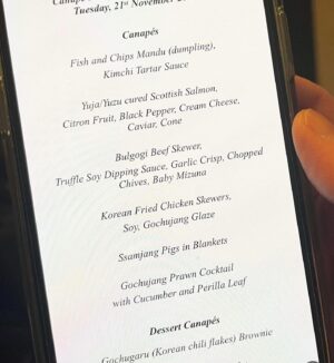 Judy Joo Instagram - Really honored to cook for Prime Minister Rishi Sunak at the iconic 10 Downing Street. We designed a British Korean inspired menu for Korean President and delegation.  A big thanks to our whole team that helped execute the event flawlessly!  @chefandrewhales @dan.a.choi @mosimanns @10downingstreet @seoulbirduk 
.
.
#chefs #cheflife #bucketlist #chefsofinstagram #primeminister #10downingstreet #korea #korean #koreanfood #britishfood #fushion
