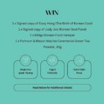 Judy Joo Instagram – In anticipation of an unforgettable event at Fortnum & Mason’s Food & Drink Studio, we’re hosting a grand giveaway! Join us for an exploration of the vibrant, mouth-watering world of Korean cuisine, steeped in rich heritage and fascinating culture! 🇰🇷🍽️

We’re super excited to have some spectacular guests with us: @mareekinder, Korean British Adoptee and Founder of Beauty & Seoul; @eunyhong, the authority on Korean culture and author of “The Birth of Korean Cool” and “Nunchi”; and Rosalie Kim, curator of the “Hallyu” exhibition at the V&A museum.

Our journey will take us through the Korean Wave, unveiling the depths of Korean heritage, and featuring the exquisite flavours that make Korean cuisine so special. 🌊 You also have the chance to be part of this amazing event in person. A few tickets are still available – join us for an evening that promises to be an unforgettable journey through the soul of Korean cuisine and culture. Click the link my bio! 🎟️

Competition Time: 

Here’s what you can win:

📚 A signed copy of “The Birth of Korean Cool” by Euny Hong
📚 A signed copy of “Korean Soul Food” by Judy Joo
🍵 A 30g pack of Fortnum & Mason Matcha Ceremonial Green Tea Powder
🍲 A delicious Bibigo Korean food hamper, filled with a variety of exciting culinary delights!

To enter, it’s simple:

1. Like this post
2. Tag two friends who’d love this giveaway too
3. Share this post to your story

Remember, this competition is open to UK residents only. The winner will be chosen on the 15th, so make sure to get your entries in!

CONGRATULATIONS @janicegabriel ON WINNING THE PRIZE!! We will DM you to get you mailing details.  THANK YOU EVERYONE!! More chances to win other great prizes to come!!!! 

#FortnumsStudio #KoreanCuisine #FoodAndDrinkExperience #KoreanWave #Judyjoo #Mareekinder #EunyHong #RosalieKim #Fortnumandmason #VandAMuseum #korea #korean #koreanfood #londonevents @fortnums @vamuseum @beauty_and_seoul  @korean_embassy_in_uk @bibigo_uk