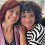 Judy Reyes Instagram – The bestest of the bestest!  So great to reconnect!  Love youse.  #Clawsup #friendsforlife✊🏽👑♥️