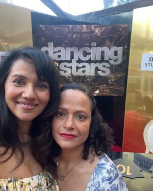 Judy Reyes Instagram - What a dazzling night among the stars!  Thank you @Bafta for inviting us to your fabulous #BAFTAteaparty. A great time was had by all. Thank @yourstrulysuleka for being my perfect plus one and @therealanaortiz for dressing me. ✊🏽👑🔥
