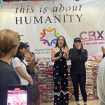 Judy Reyes Instagram - Today I volunteered with @thisisabouthumanity and was able to prepare meals in their relief kitchen opened in partnership with @icfdn and @fundaciontijuanasinhambre - they are providing 3,100 meals each day to children and families to 19 shelters at the US - Mexico border, and are on track to 1 million meals a year - because everyone deserves a hot meal. We spent the day volunteering and giving back at the shelter for unaccompanied minors @casasymca_mx painting the shelter rooms, organizing their donations and helping them with an art project. These are children who are under the age of 17 and who in some cases came alone, other times with their siblings seeking to reconnect with family in the United States. Seeking asylum at our border is legal and we need to welcome asylum seekers with dignity. Please follow @immdef_lawcenter to support those seeking protection. @justinamachado @1912forgmoney A special thank you to @casadeleo.mx for lunch. #ThisisAboutHumanity #WelcomeWithDignity