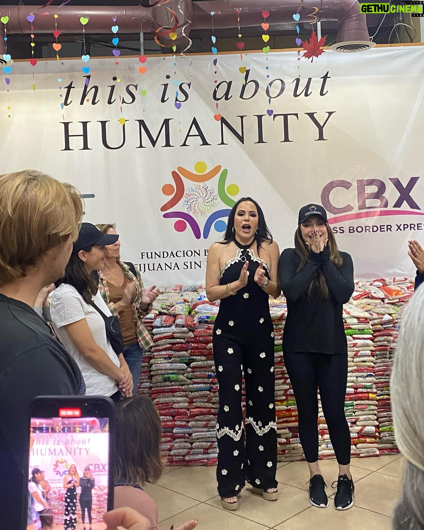 Judy Reyes Instagram - Today I volunteered with @thisisabouthumanity and was able to prepare meals in their relief kitchen opened in partnership with @icfdn and @fundaciontijuanasinhambre - they are providing 3,100 meals each day to children and families to 19 shelters at the US - Mexico border, and are on track to 1 million meals a year - because everyone deserves a hot meal. We spent the day volunteering and giving back at the shelter for unaccompanied minors @casasymca_mx painting the shelter rooms, organizing their donations and helping them with an art project. These are children who are under the age of 17 and who in some cases came alone, other times with their siblings seeking to reconnect with family in the United States. Seeking asylum at our border is legal and we need to welcome asylum seekers with dignity. Please follow @immdef_lawcenter to support those seeking protection. @justinamachado @1912forgmoney A special thank you to @casadeleo.mx for lunch. #ThisisAboutHumanity #WelcomeWithDignity