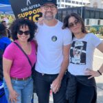 Judy Reyes Instagram – UNIDOS!✊🏽 Latine coming out to support hardcore! @wgawest @wgaeast @sagaftra @therealanaortiz @sashamerci @toddgrinnell #wgastrong