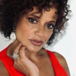 Judy Reyes Instagram - Ready for the Imagen Awards. Doesn’t happen without the team. Judy’s look: Stylist @Lara_backmender Jumpsuit @trinaturk @renttherunway Bag @demellierlondon Shoes @larroude Jewelry @dariadekoning Makeup @oliviafischa Hair @lornareidhair