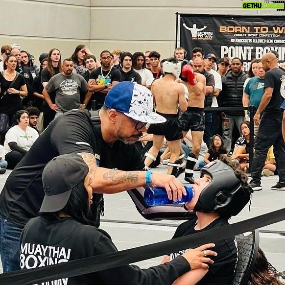 Judy Reyes Instagram - Our kids’ first fight and what an adventure for dad, @1912forgmoney and me. Suffice it to say, a warrior is born!! Mad props to @tvmuaythai @teambullybusterselfdefense and our love to the phenomenal #coachrod and #coachketa for their devotion to and training of these young athletes.