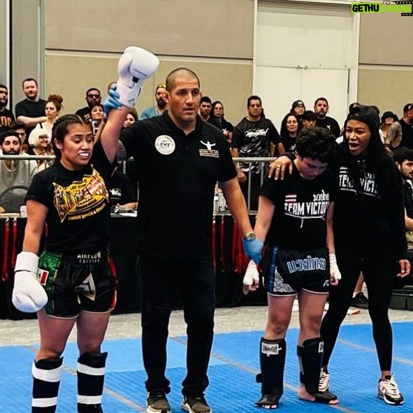 Judy Reyes Instagram - Our kids’ first fight and what an adventure for dad, @1912forgmoney and me. Suffice it to say, a warrior is born!! Mad props to @tvmuaythai @teambullybusterselfdefense and our love to the phenomenal #coachrod and #coachketa for their devotion to and training of these young athletes.