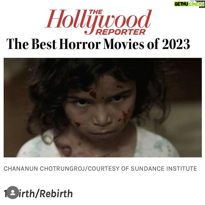 Judy Reyes Instagram - The Hollywood Reporter has named birth/rebirth the #1 indie horror film of 2023. #hollywoodreporter #indiefilm #shudder #retrospecters @mxlauramoss @marinireland @ajandsg2