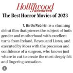 Judy Reyes Instagram - The Hollywood Reporter has named birth/rebirth the #1 indie horror film of 2023. #hollywoodreporter #indiefilm #shudder #retrospecters @mxlauramoss @marinireland @ajandsg2