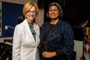 Julia Gillard Instagram - In my latest episode of A Podcast of One’s Own for @giwlkings and @giwlanu I am joined by my friend and renowned journalist Indira Naidoo in a powerful discussion of grief and sisterhood. 

Indira and I chat about the incredible bond she shared with her sisters, and how the healing power of nature helped her after she lost her youngest sister through suicide.
 
Indira will also be joining me on stage as the host of Not Now, Not Ever in Melbourne on 4 Oct (sold out) and 5 Oct in Sydney.
 
If you want the chance to hear more from Indira and myself in person, ADDITIONAL TICKETS have just been released for our SYDNEY event. 

🎟 tickets available via link in bio.
🎧 podcast available via link in bio

***Listeners are advised that this episode contains discussion of suicide. If you need support at any time, please call Beyond Blue 1300 22 4636 or Lifeline on 13 11 14.***

@dearindira