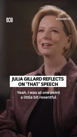 Julia Gillard Instagram - “Most leaders don’t get remembered for very much.” #TheABCOf

Stream from 8pm Tuesday on ABC iview or ABC TV.

#JuliaGillard #MisogynySpeech #AusPol