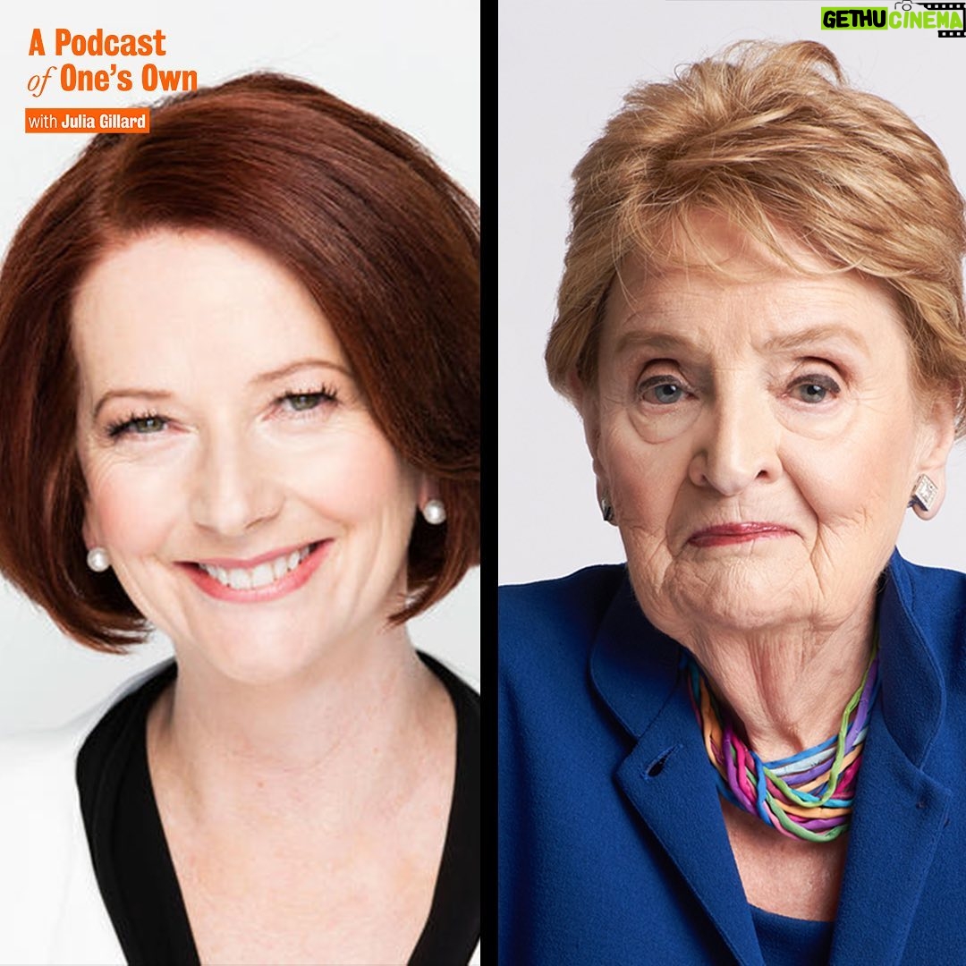 Julia Gillard - 2.5K Likes - ICYMI I recorded a podcast with the first female US Secretary of State, Madeleine Albright, who has spent her career working the highest echelons of global politics and diplomacy. Known for her famous quote “There’s a special place in hell for women who don’t help other women,” Madeleine shared with me her insights on the world, and her hopes for a gender equal future.
🎧 Listen via link in bio 🎧
Thanks to the National Democratic Institute for this special episode.
Global Institute for Women's Leadership