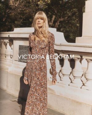 Julia Stegner Instagram - New @victoriabeckham Pre S/S ‘22 campaign shot by #BennyHorne 💫