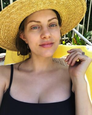 Julia Voth Instagram - Achieving my #summer2020 goals. #poollife #abouttoorderpizza