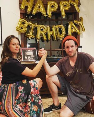 Julia Voth Instagram - When the cool dude birthday boy and the cool dude birthday pose are just so cool I bet you didn’t noticed birthday is missing the T. Happy birthday my love! Nothing makes me happier then to see you smile. I hope you feel loved and celebrated today and everyday ❤️ @dzonshine