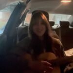 Julia Butters Instagram - My friend gave me their old guitar and I’m trying to learn:) Slowly getting there lol for now enjoy this cover of Different (and the first video I’m posting of me singing - kinda nervous haha)” P.S. — oops BasseTT 😅
